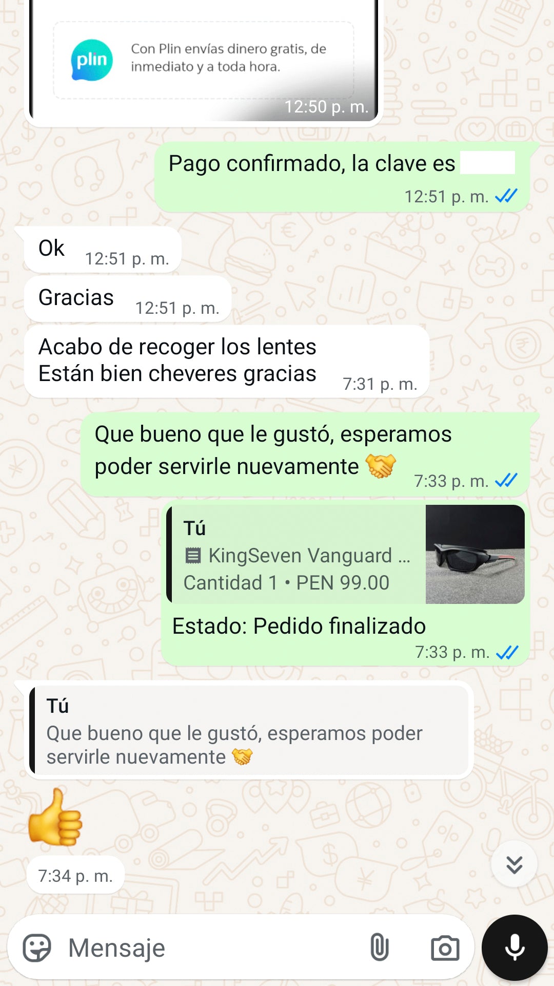 Opinión por WhatsApp 1