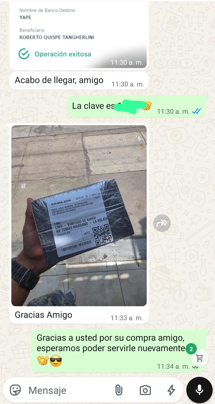 Opinión por WhatsApp 4